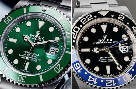 lunetta rolex gmt da scolorire|rolex gmt vs submariner price.